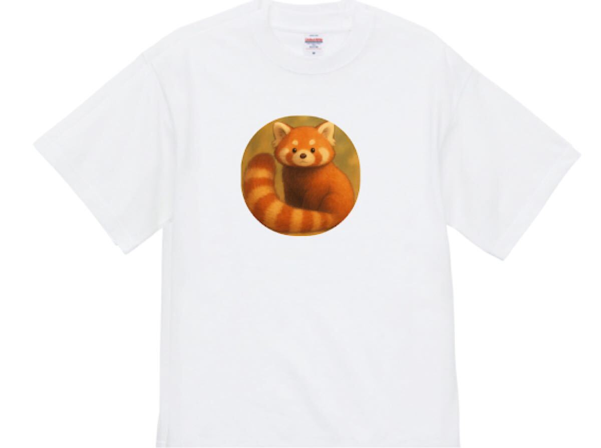 【新品傷なし】 ハイクオリティー Tシャツ かわいい 動物 癒し Tシャツ ホワイト White拍卖