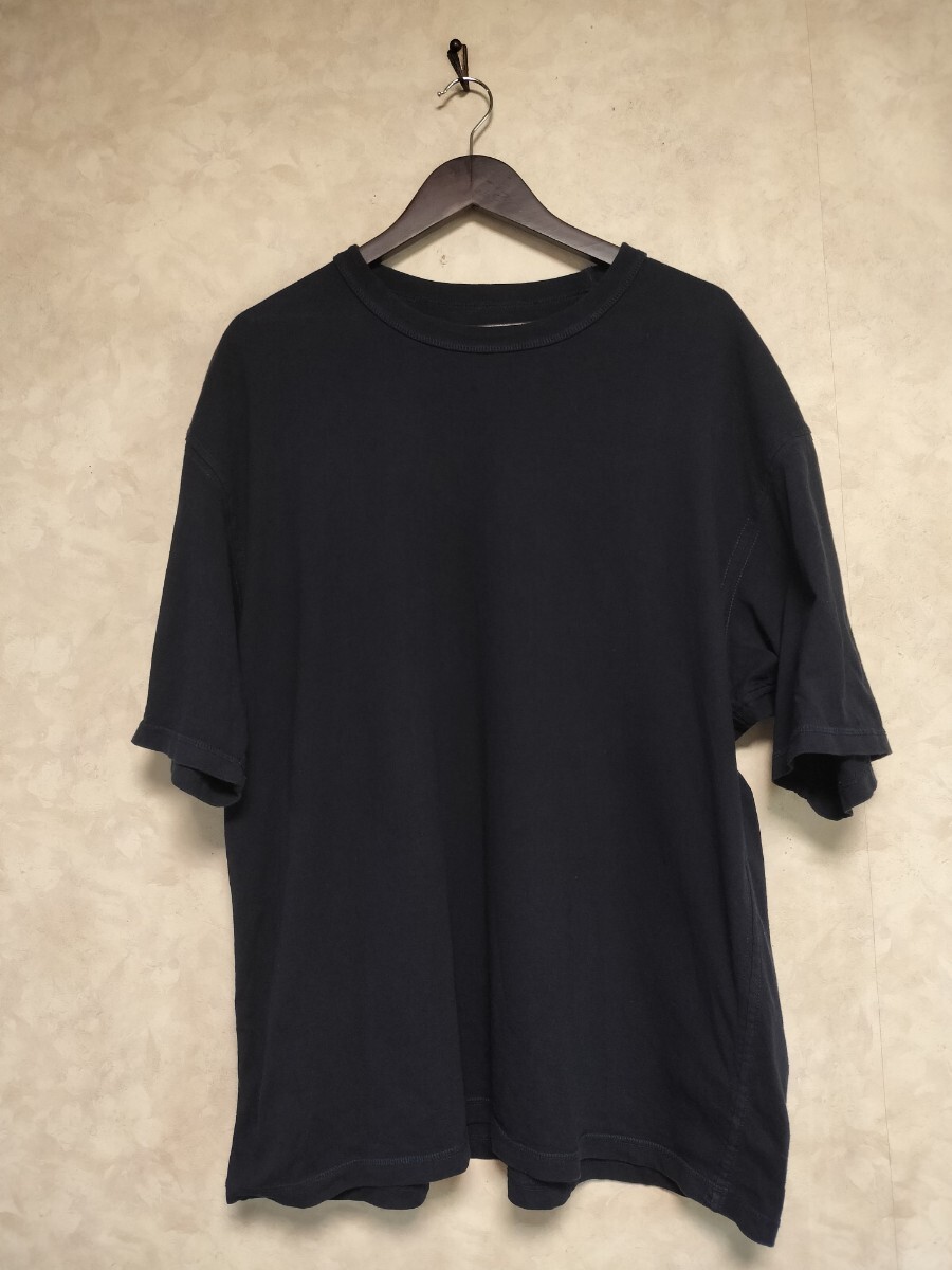 CAHLUMN カウラム オーバーサイズ Tシャツ XL ダークブルー 半袖拍卖