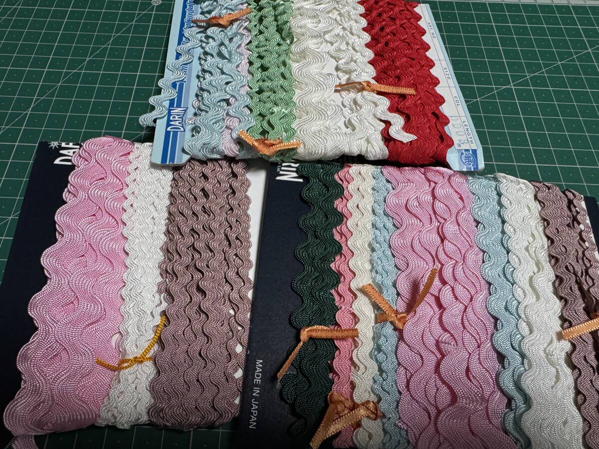 47m 半端物 山道テープ / トリミングブレード リックラック ジャバラ 日本製拍卖