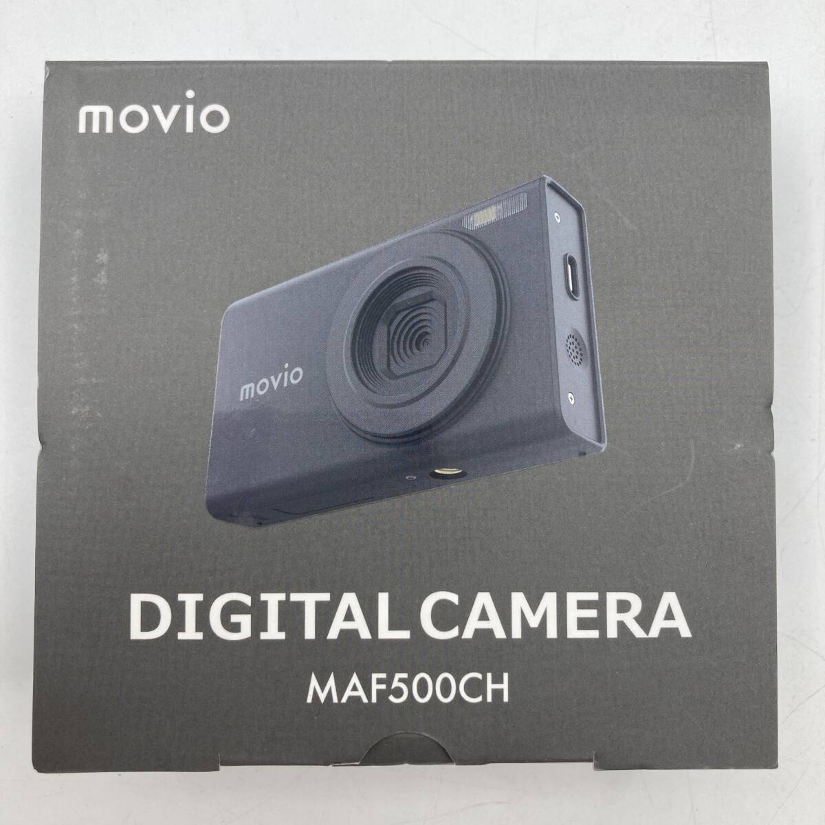 【未使用】movio MAF500CH ナガオカトレーディング コンパクト デジタルカメラ 500万画素 モビオ拍卖