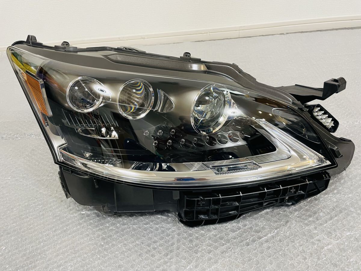 ★極上品 コンピュータ付き★ レクサス 純正 LS460 LS600h UVF45 UVF46 後期 3眼LEDヘッドライト 右 KOITO 50-160 打刻 38拍卖