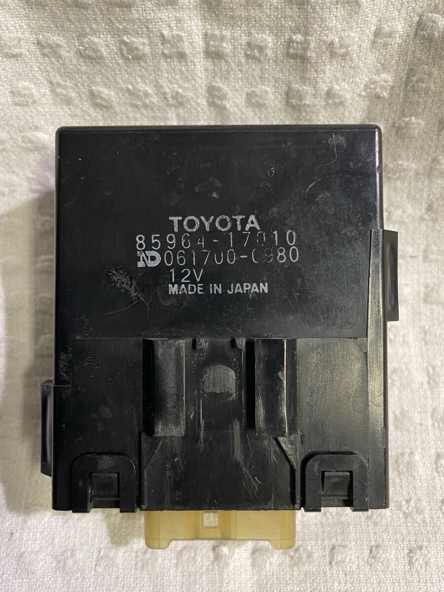★トヨタ TOYOTA AW11 MR2 リトラ コントロール リレー 85964-17010 コンピュータ拍卖