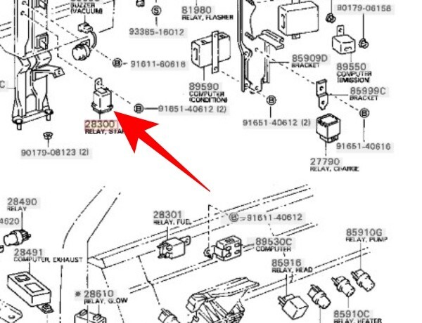 ★新品★ トヨタ純正 TOYOTA 40系 ランドクルーザー スタータ リレーASSY拍卖