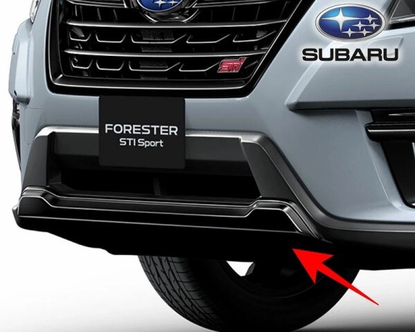 ★新品★ スバル純正 SUBARU フォレスター(SK)E型STI Sport フロントバンパーガード ブラック塗装加飾付拍卖