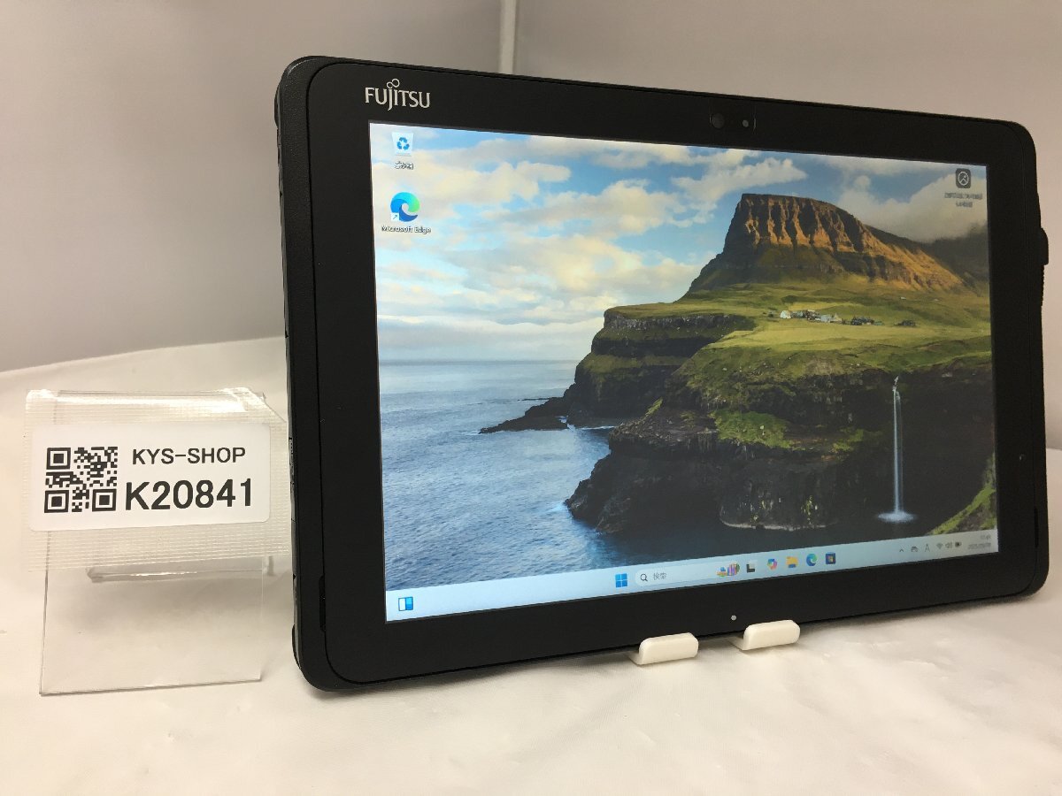 ジャンク/FUJITSU ARROWS Tab Q507/RE FARQ17011/Atom x5-Z8550 1.44GHz/64GB/4GB/10.1インチ/Windows11 Home/高解像度/AC欠品【K20841】拍卖