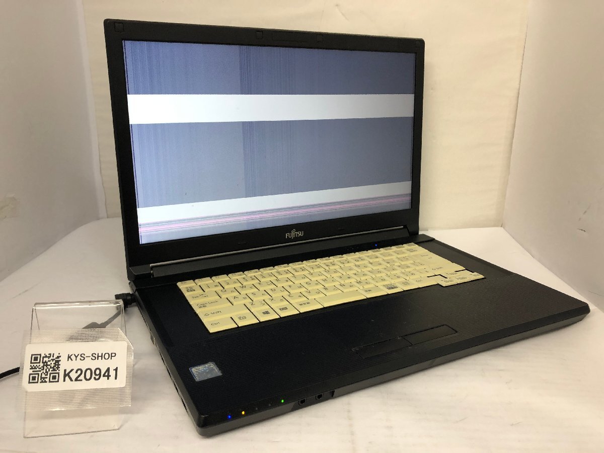 ジャンク/ FUJITSU FMVA33005 LIFEBOOK A577/V Intel Core i3-7130U メモリ4.1GB ストレージ無し 【K20941】拍卖