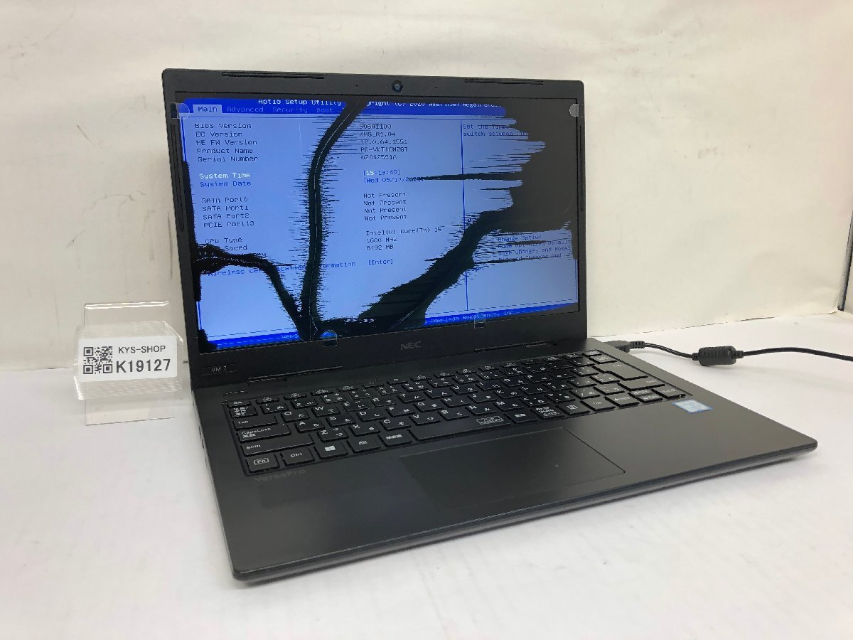 ジャンク/ NEC PC-VKT16MZG7 Intel Core i5-8265U メモリ8.19GB ストレージ無し 【K19127】拍卖