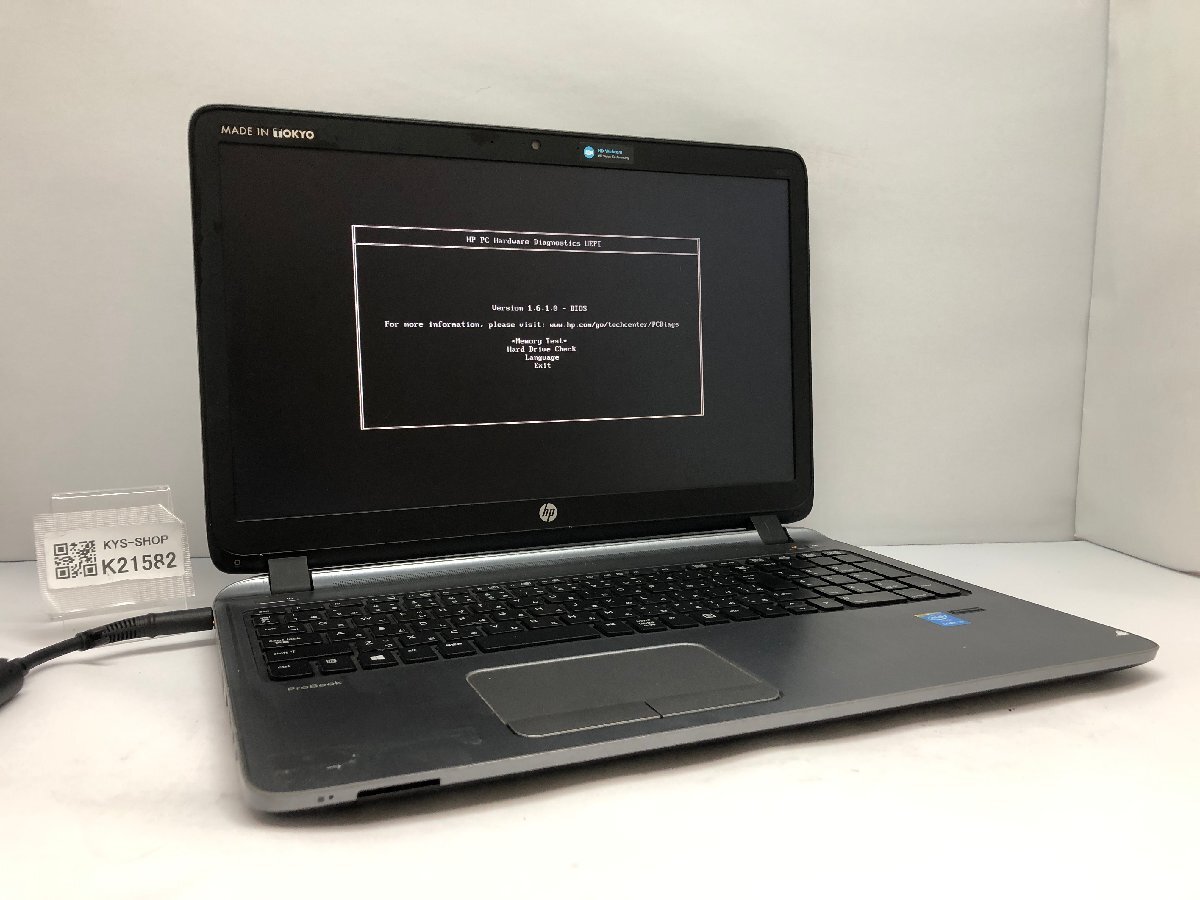 ジャンク/ HP HP ProBook 450 G2 A3009DD10303 Intel Core i5-4210U メモリ4.1GB HDD500.1GB 【K21582】拍卖