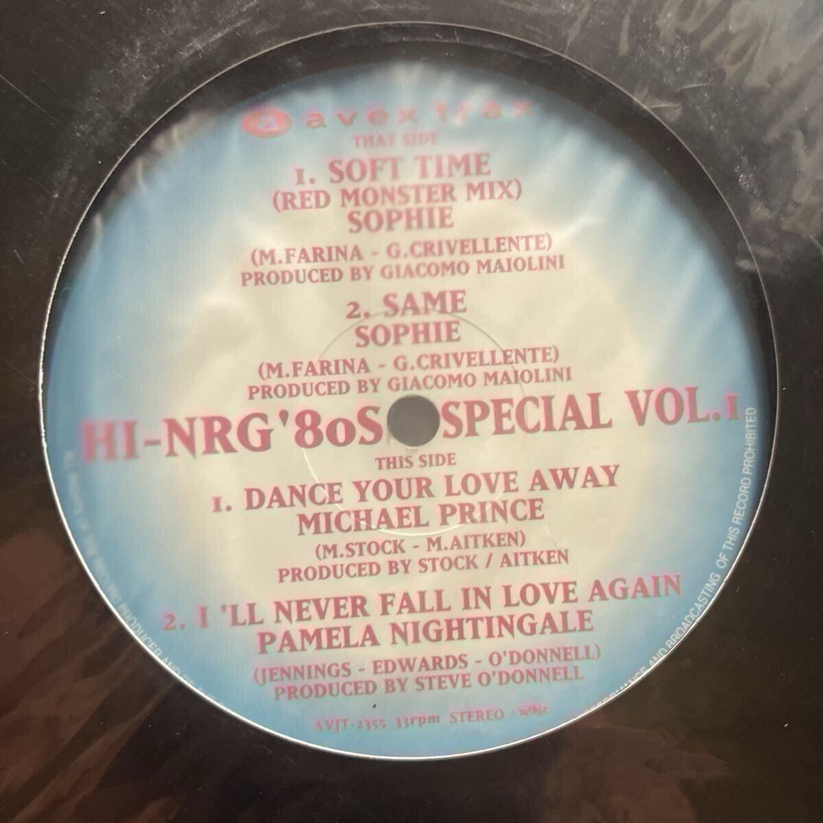 12' ☆avextrax☆Hi-NRG '80s Special Vol. 1 Sophie soft time(red monster mix)収録拍卖