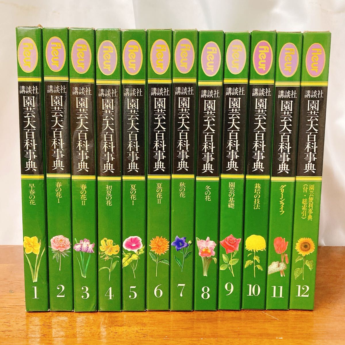 【中古】Fleur フルール 園芸大百科事典 全12冊セット 講談社 昭和55年発行 花 植物★A2509-0001拍卖