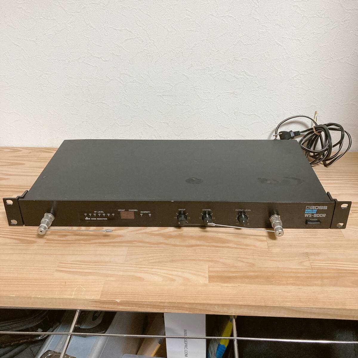 【中古】BOSS WS-800R WIRELESS RECEIVER ワイヤレスレシーバー ボス 通電のみ確認 動作未確認★A2509-0045拍卖