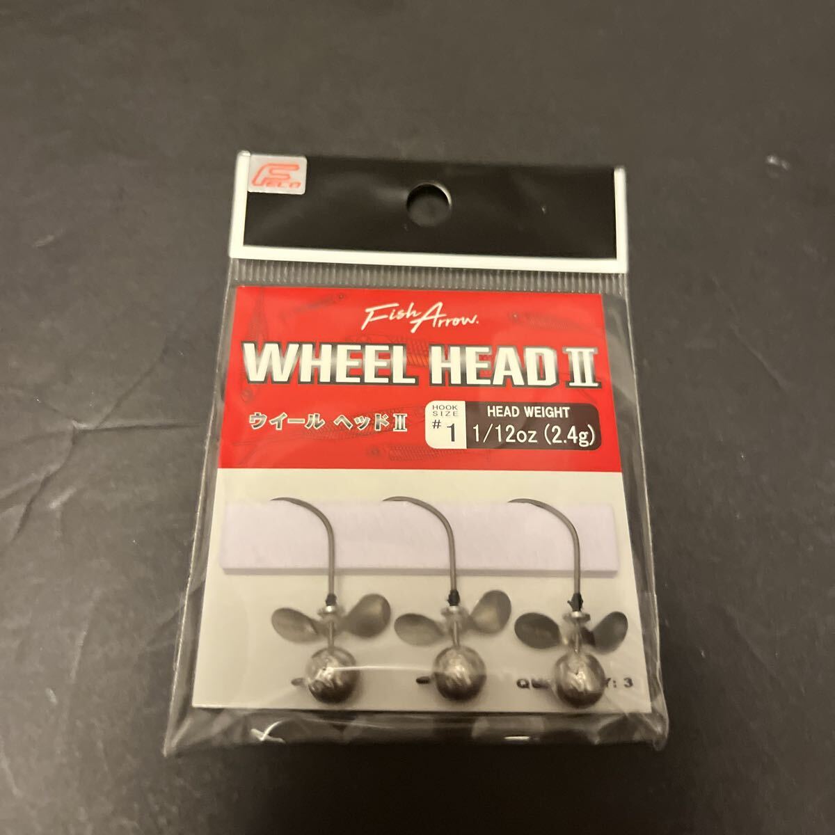 新品 フィッシュアロー ウィールヘッド2 #1 1/12oz 2.4g ジグヘッド FISHARROW WheelHead WHEEL HEAD リューギ ウィールヘッド b拍卖