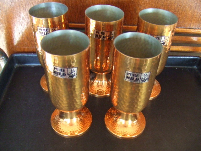 ◎ 未使用 純銅製 PURE MILD COPPER CRAFT 5個セット 拍卖