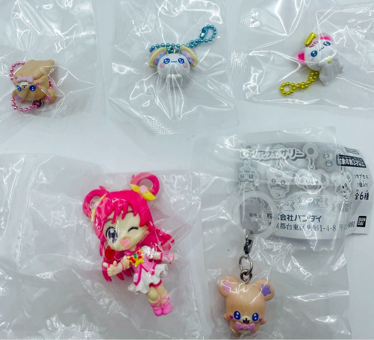 ぷちきゅあ プリキュア めじるしアクセサリー 傘などに 新品 未使用 まとめてセット フィギュアも!ミニチュア拍卖