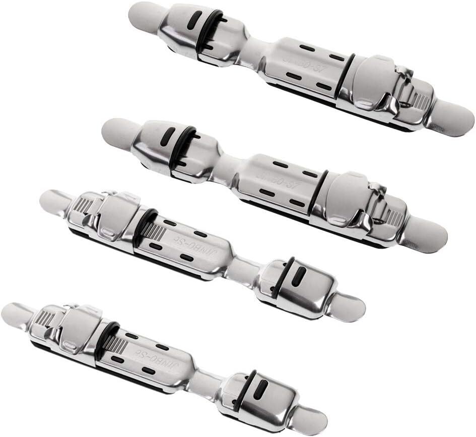 shangjin 釣りリールシート 釣り竿 ステンレス製 耐衝撃性 腐食性 耐久性 滑り止め 軽量 交換 4本セット 24時間以内拍卖