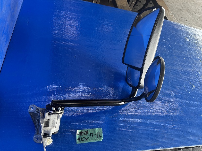 日野デュトロ ダイナ 純正ミラー 左 標準キャビン 中古 7-12 4ピン R3以降用拍卖