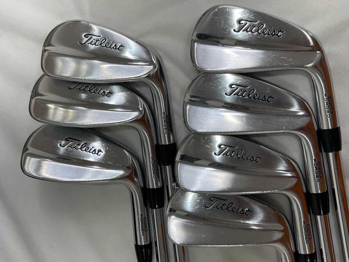 本州のみ送料無料◇即決価格◇アイアン◇タイトリスト◇MB 620◇AMT TOUR WHITE◇4-9,P◇S200◇(5I)38in,419g拍卖
