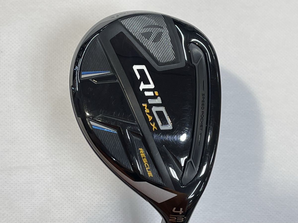 本州のみ送料無料◇UT◇テーラーメイド◇Qi10 MAX◇Diamana BLUE TM60◇23度◇S◇40.25in◇347g◇カバーなし拍卖