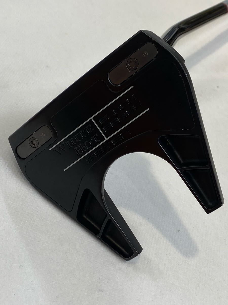 本州のみ送料無料◇即決価格◇パター◇オデッセイ◇WHITE HOT BLACK SEVEN◇STROKE LAB 70C RED◇34in◇507g◇カバーあり拍卖