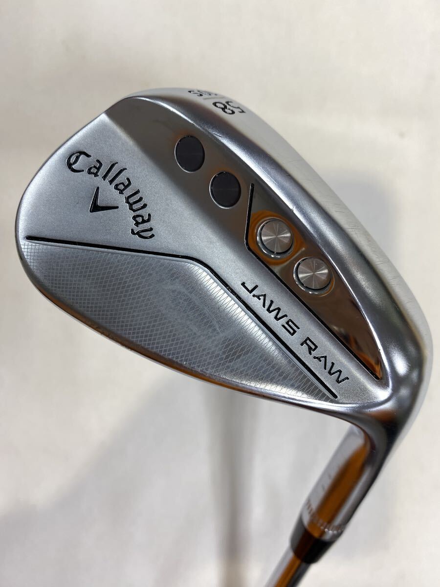 本州のみ送料無料◇即決価格◇ウェッジ◇キャロウェイ◇JAWS RAW クロム◇NSプロ MODUS 3 TOUR 115◇58度◇S◇35in◇470g拍卖