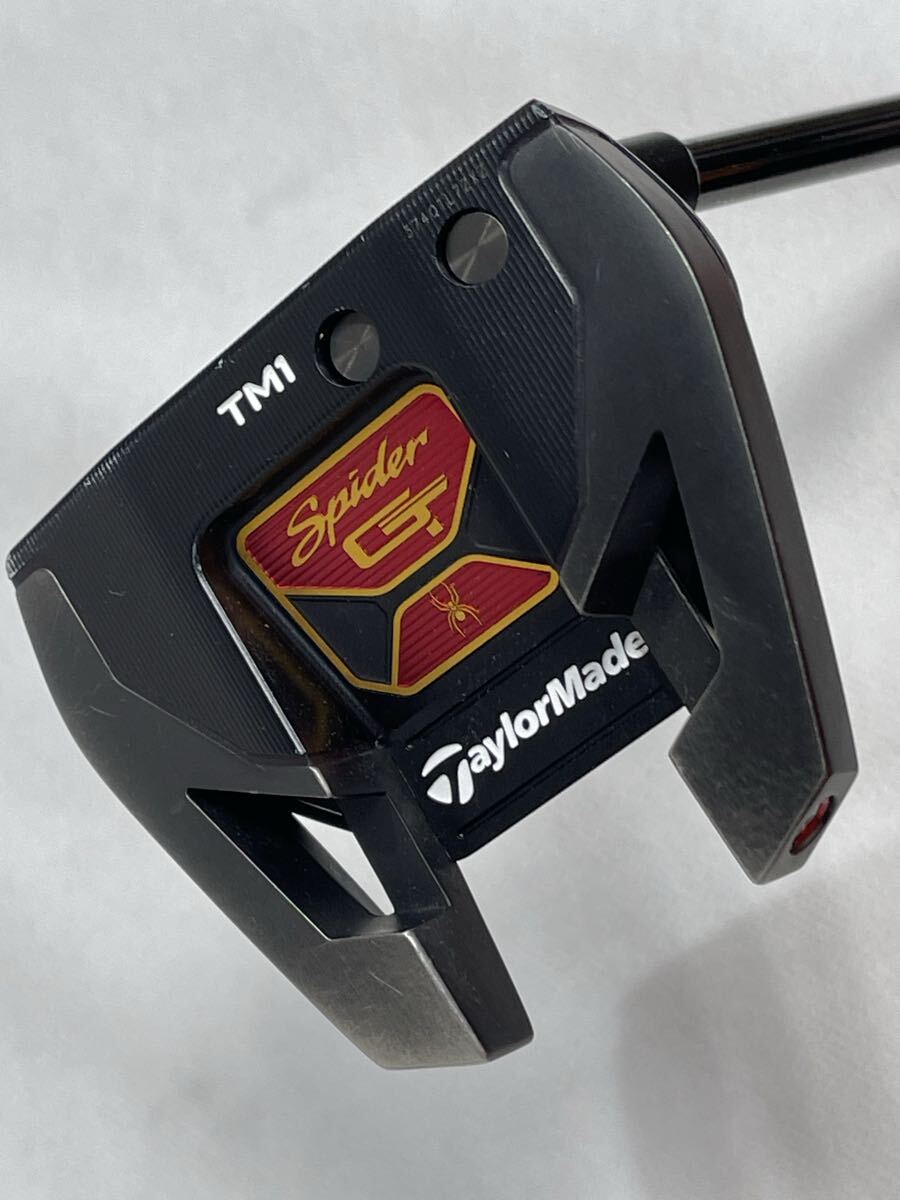 本州のみ送料無料◇パター◇テーラーメイド◇Spider GT BLACK TM1◇オリジナルスチール◇34in◇548g◇カバーなし拍卖