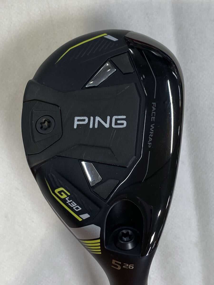 本州のみ送料無料◇即決価格◇UT◇ピン◇G430◇ALTA J CB BLACK◇26度◇R◇39.25in◇354g◇カバーあり拍卖