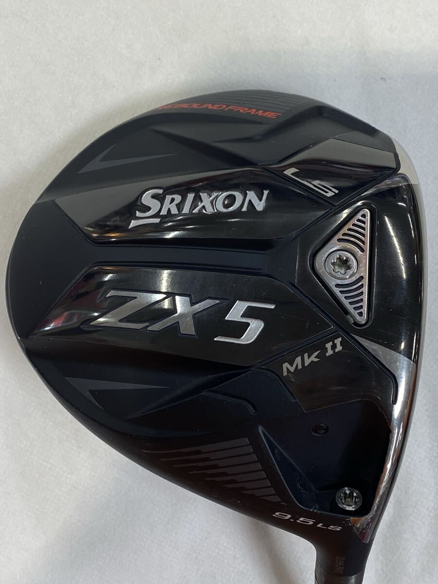 本州のみ送料無料◇即決価格◇1W◇ダンロップ◇SRIXON ZX5 Mk2 LS◇Diamana ZX-2 50◇9.5度◇S◇45.25in◇300g◇カバーなし拍卖