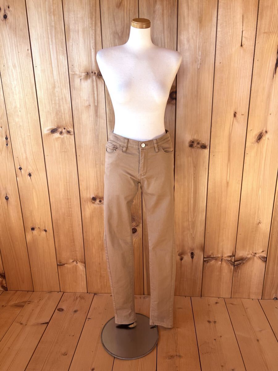 marimekko/マリメッコ/パンツ/スキニーパンツ/ストレッチパンツ/M/コットン×ポリウレタン/ブラウン/美品良品拍卖