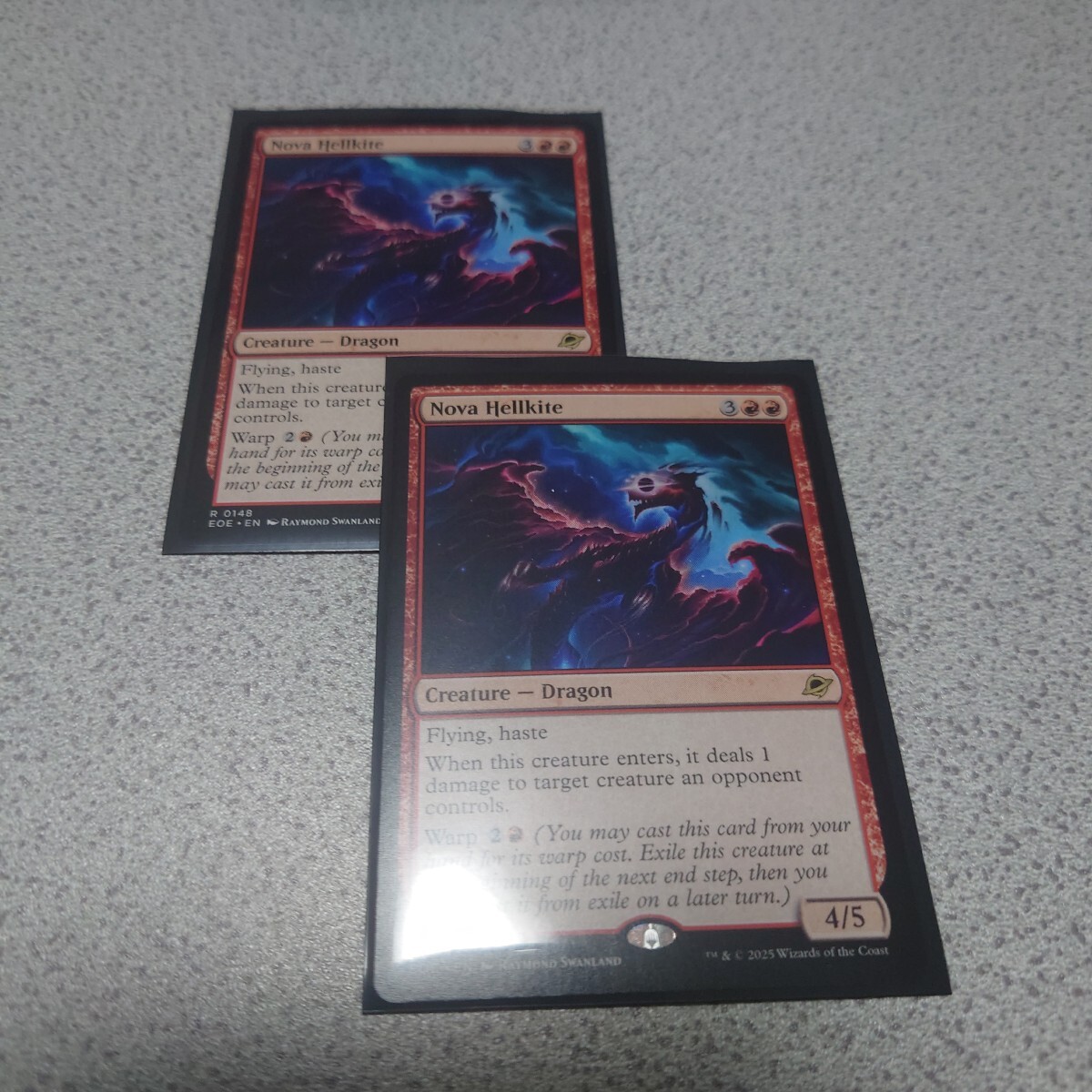 MTG EOE 新星のヘルカイト 英語 二枚セット 久遠の終端 即決拍卖