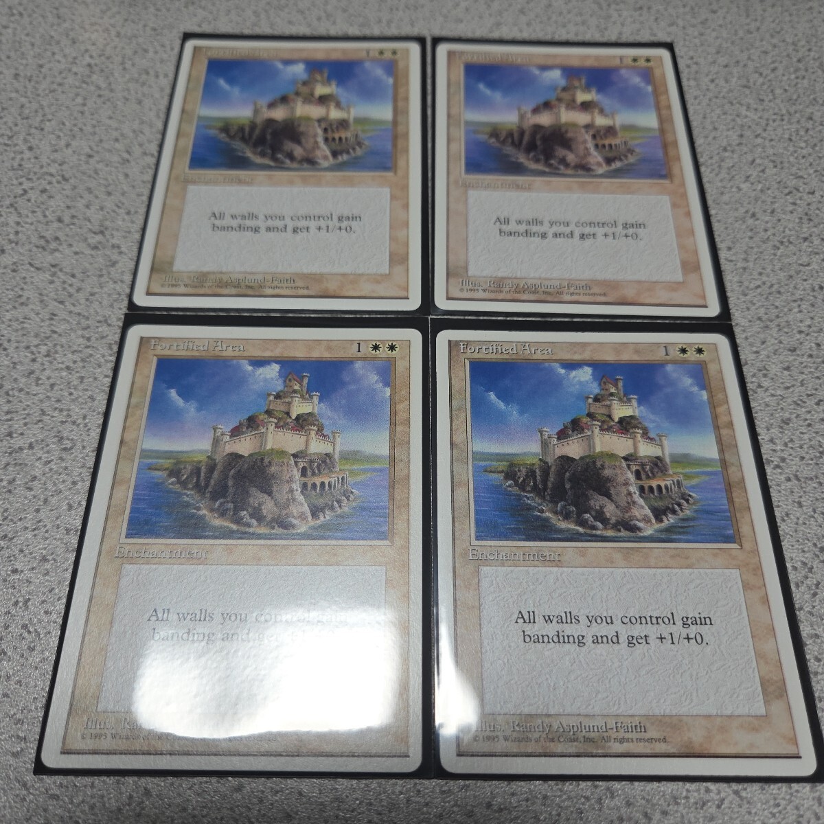 MTG 4版 要塞化 英語 四枚セット アルターネイトフォース 即決拍卖