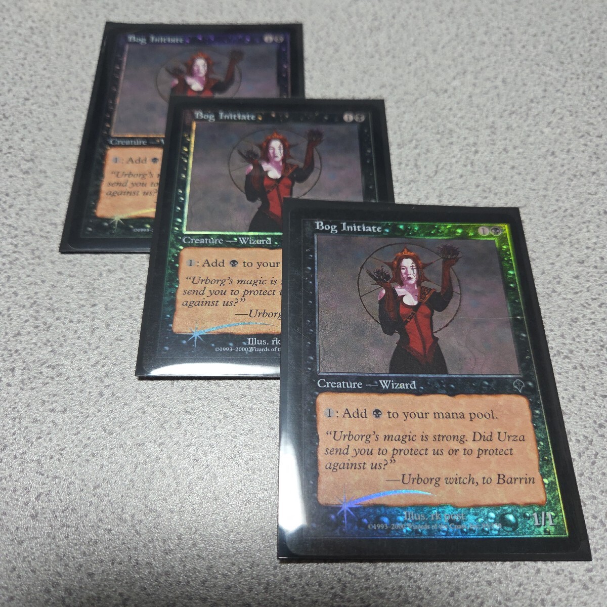 MTG INV 沼の信徒 英語foil 三枚セット 即決拍卖