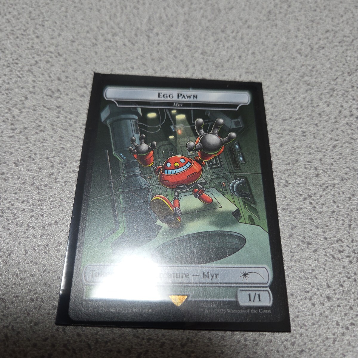 MTG SLD Egg Pawn マイアトークン 英語 一枚 Sonic the hedgehog ソニック Secret lair 即決拍卖