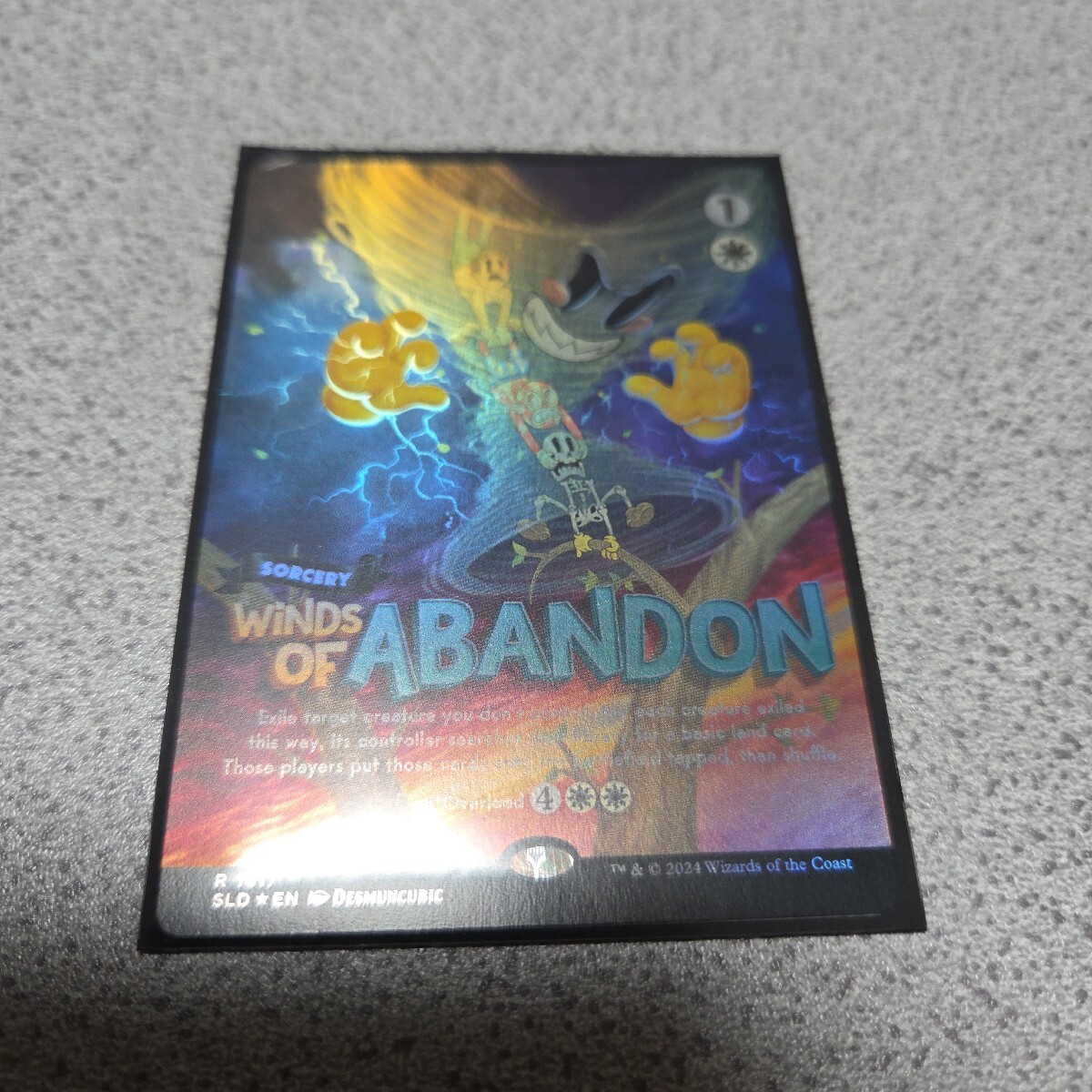 MTG SLD 遺棄の風 英語foil 一枚 ボーダーレス シークレットレイヤー Secret lair 即決拍卖