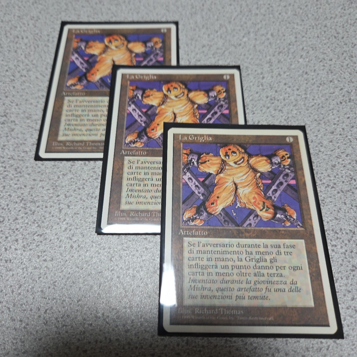 MTG 拷問台 白枠 他言語 三枚セット 即決拍卖