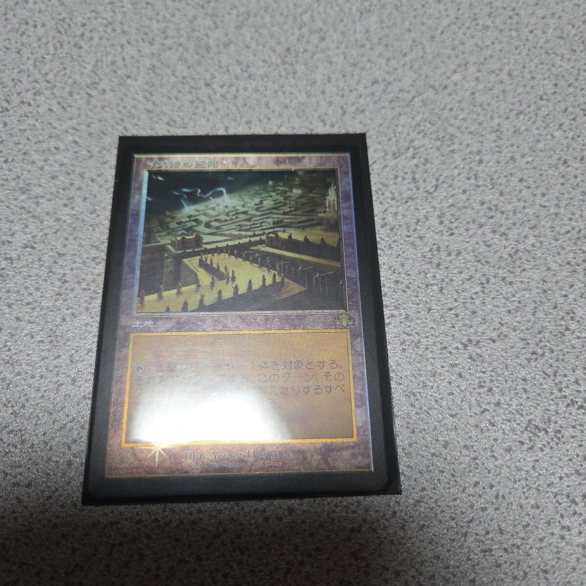 MTG DMR イス卿の迷路 日本語foil 一枚 旧枠 即決拍卖