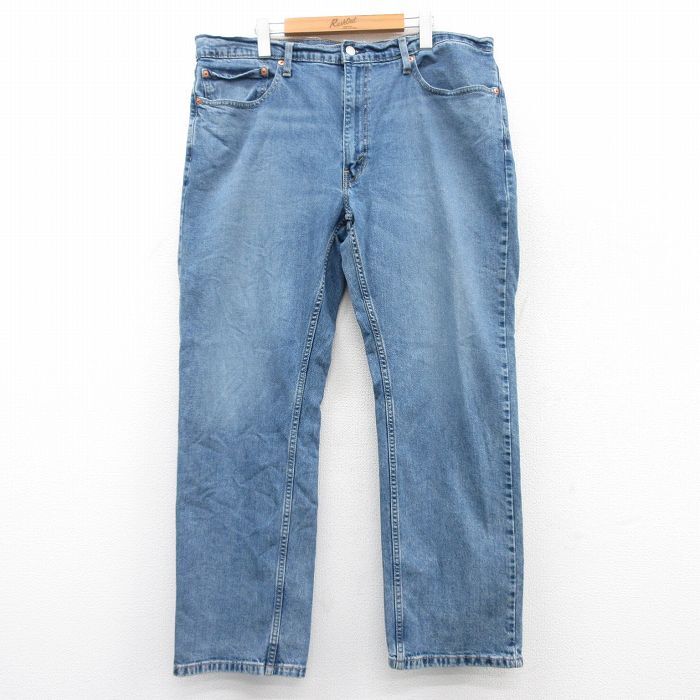 W40/古着 リーバイス Levis 559 ジーンズ メンズ ヒゲ 大きいサイズ 紺 ネイビー デニム 25may20 中古 ボトムス ジーパン G拍卖