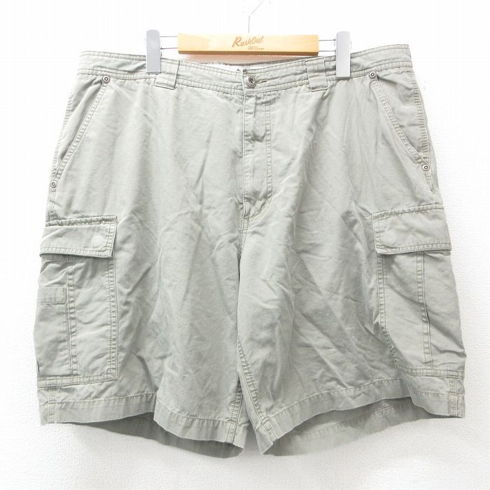 W39/古着 コロンビア ショート カーゴ パンツ ショーツ メンズ 00s コットン 緑系 グリーン 25apr04 中古 ボトムス 短パン拍卖