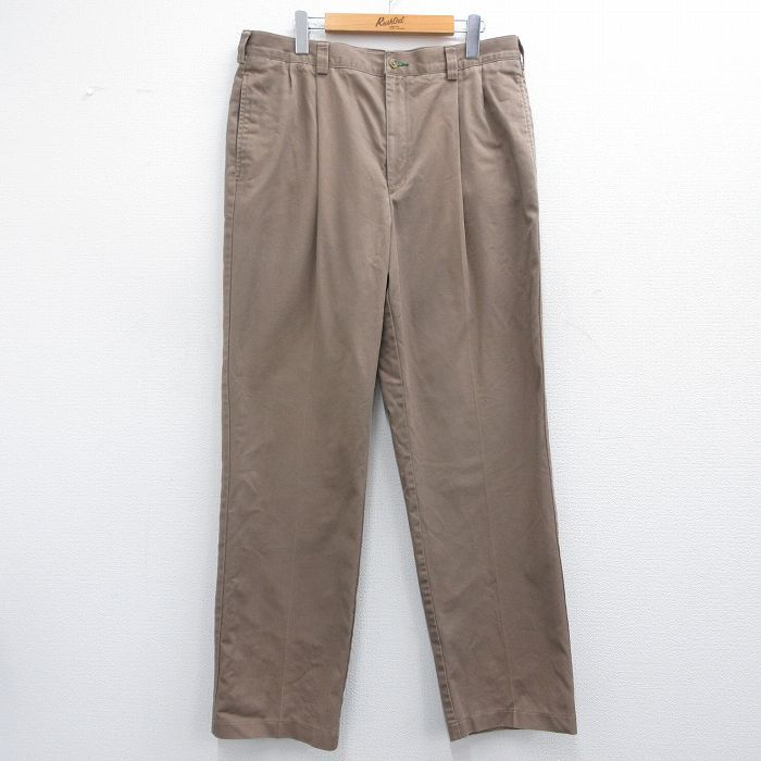 W36/古着 トミーヒルフィガー ブランド パンツ メンズ 茶系 ブラウン 25apr28 中古 ボトムス ロング拍卖