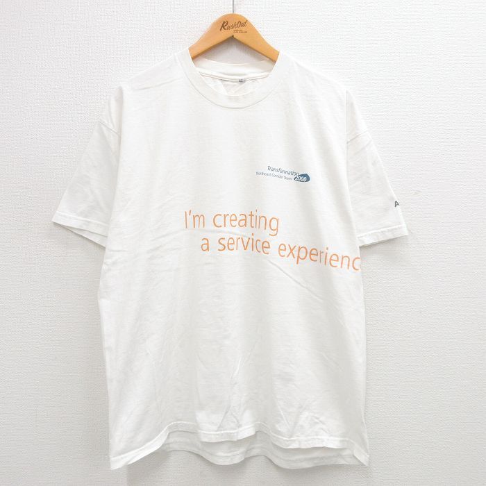 XL/古着 半袖 ビンテージ Tシャツ メンズ 90s Transformation 大きいサイズ クルーネック 白 ホワイト spe 24jul11 中古拍卖