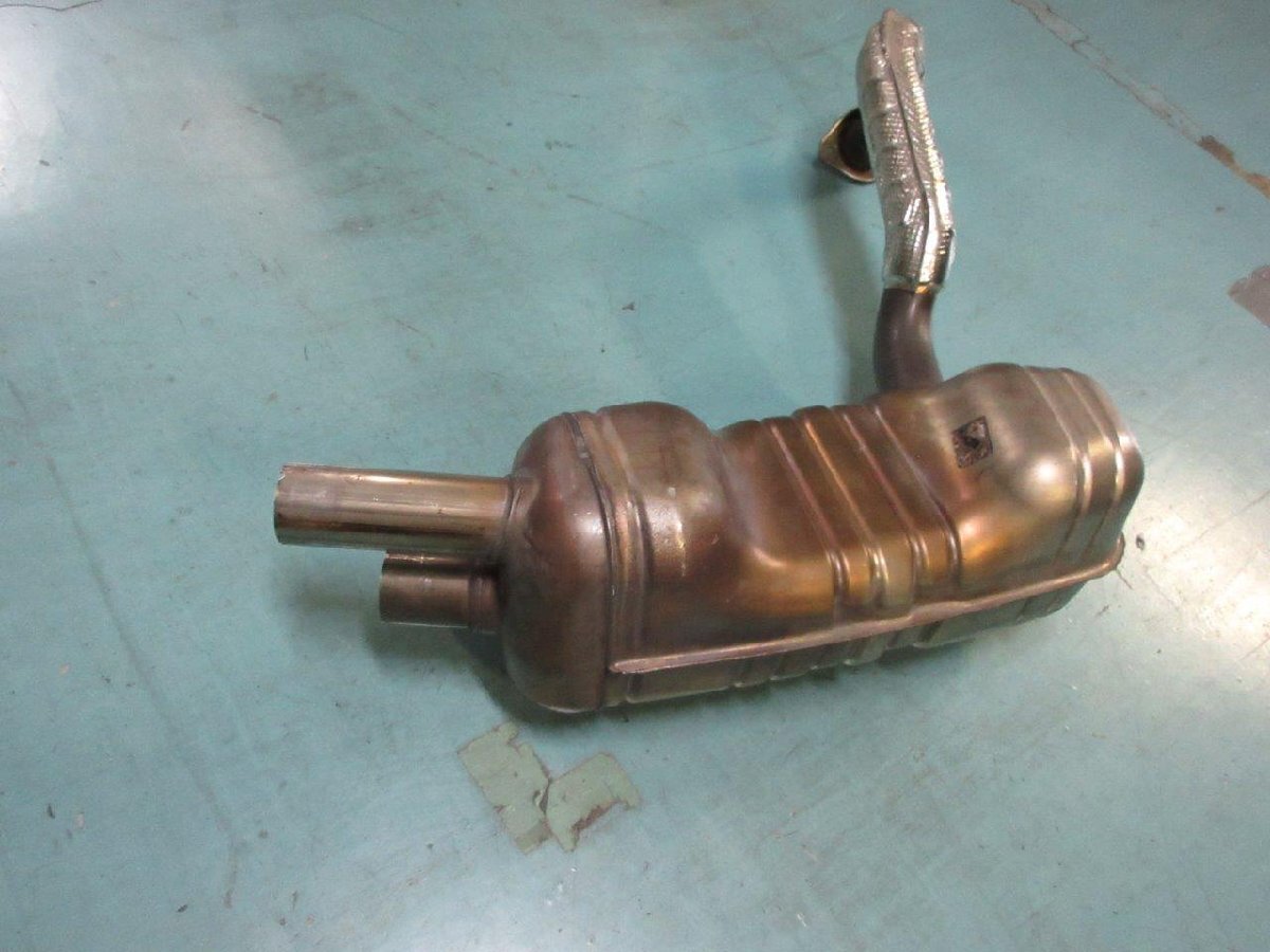 #815 ポルシェ981ボクスター/ケイマン 純正マフラー 右 R ①(981.111.232.00)拍卖