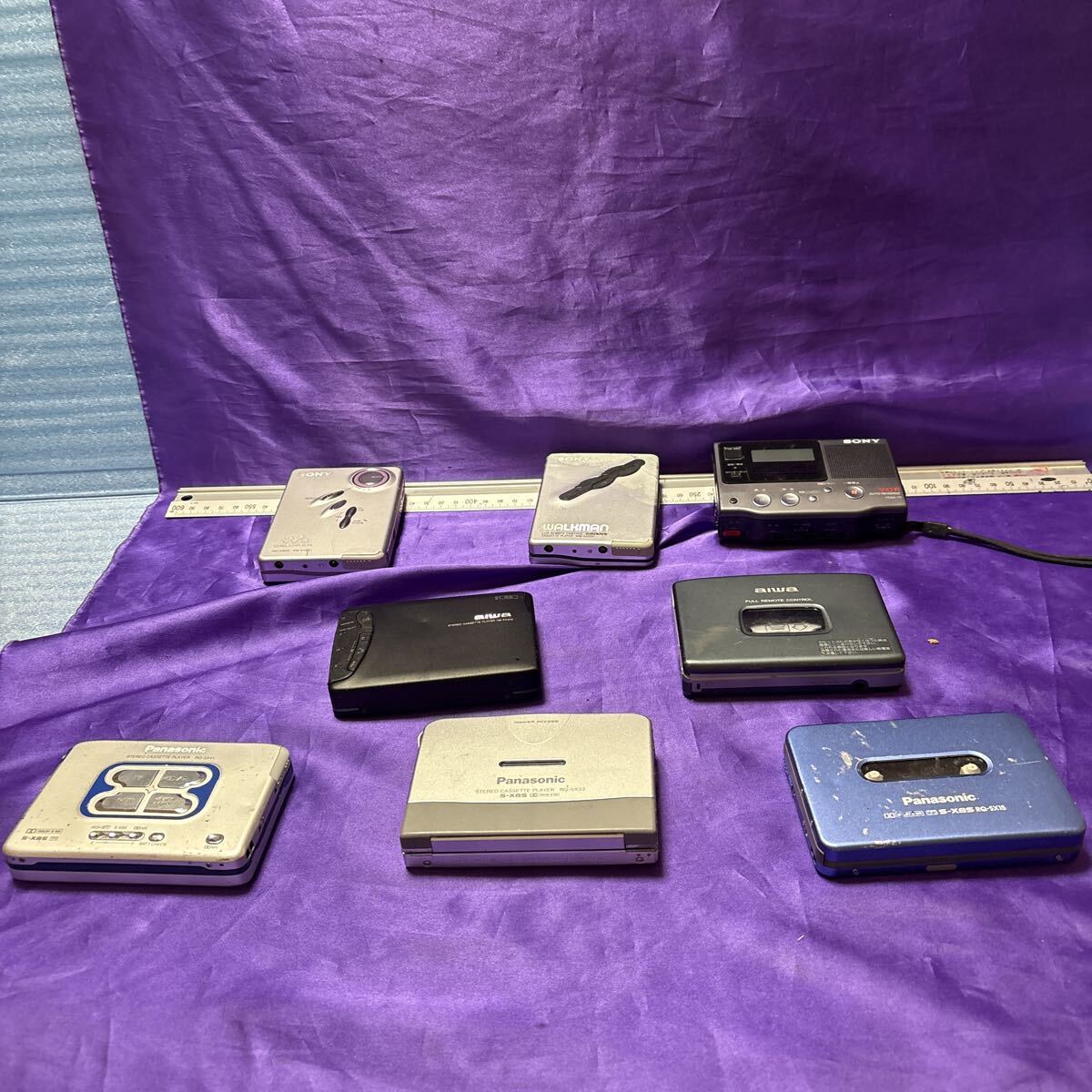 SONYx3 Panasonicx3 AIWAx2 カセットプレーヤーx8拍卖