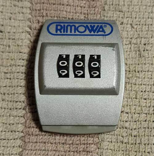 RIMOWA リモワ ダイヤルキー 旧型3桁ダイヤルロック スーツケース拍卖