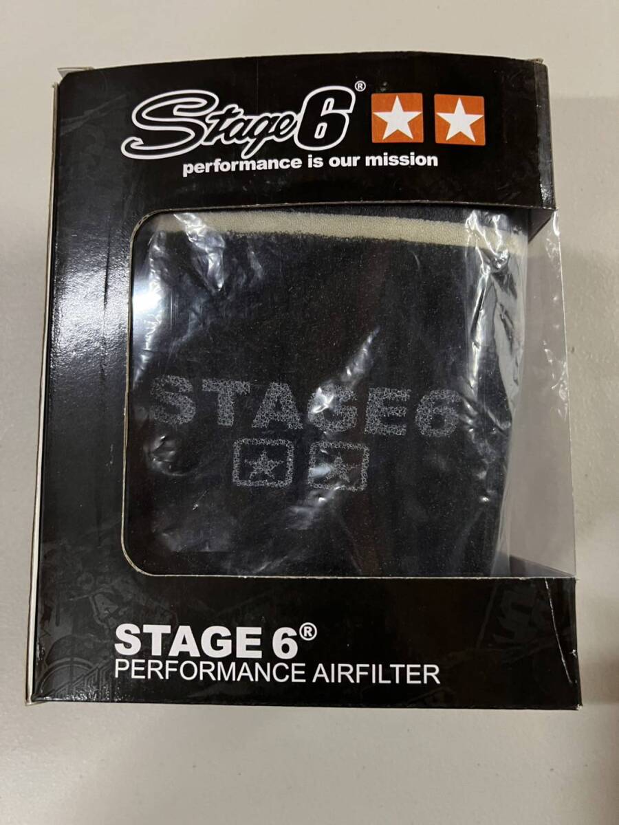 新品未使用 STAGE6 エアフィルター大 レーシングフィルターステージシックス SG6-FILTER-02-B S6-35021BK拍卖