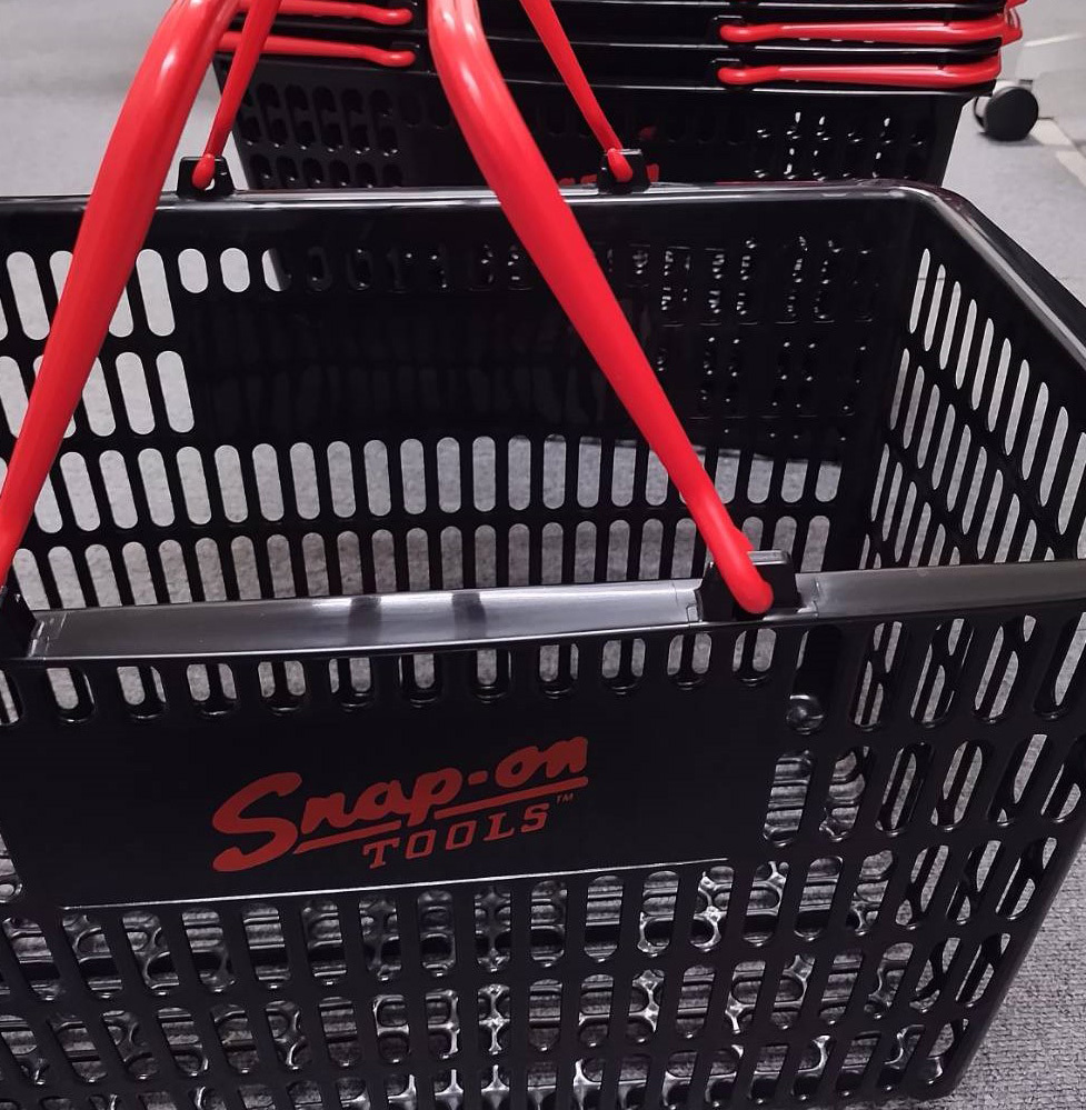 3個セット Snap-on カゴ スナップオン ショッピングバスケット 買い物 カゴ SHOPPING BASKET BWL7830SB 拍卖