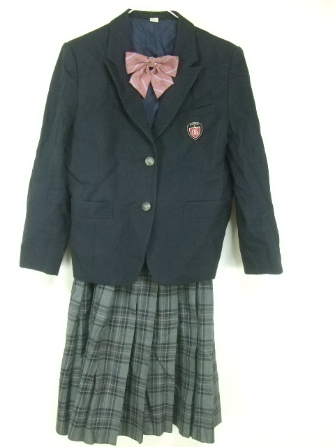 S739/コスプレ衣装/仰星学園 大きいサイズLL 冬服/ブレザー リボン付 制服/福岡拍卖