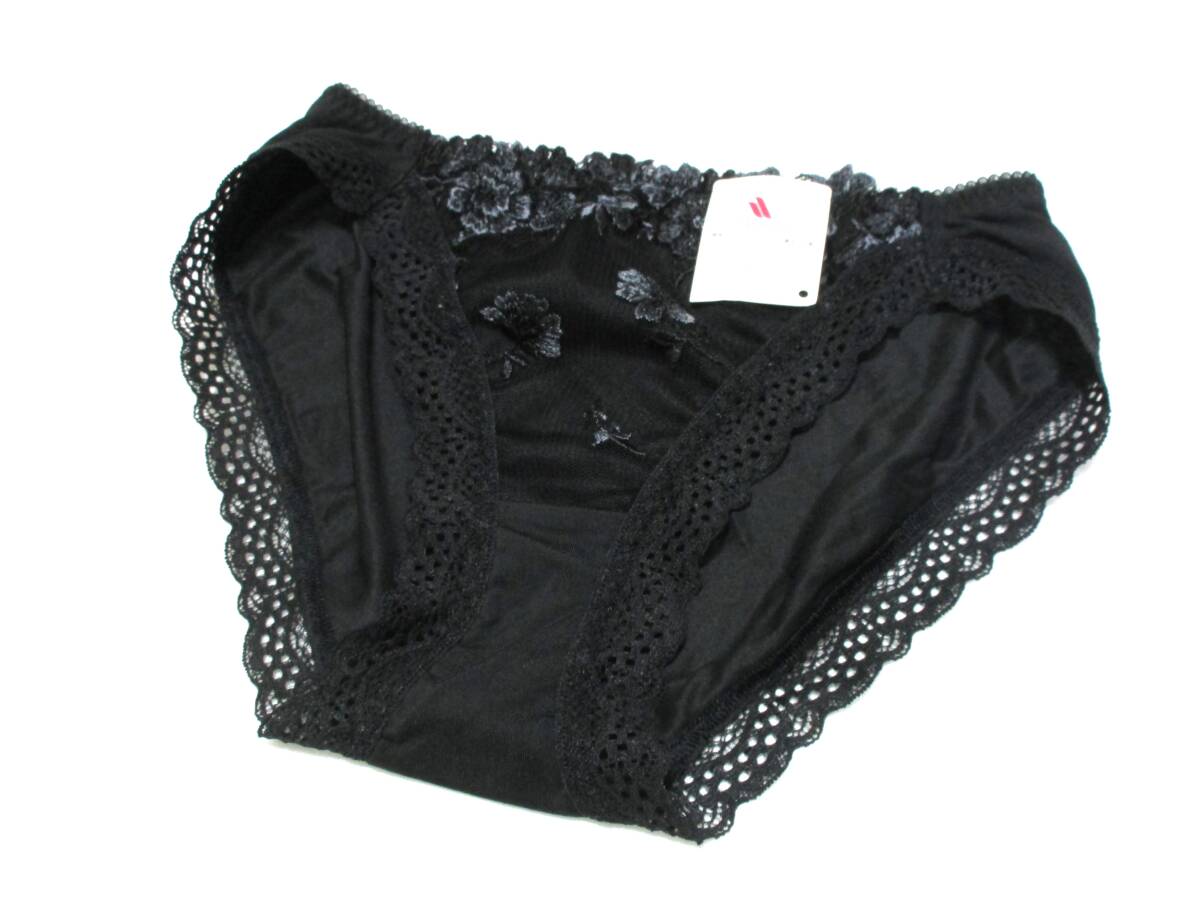 SALE ワコール ショーツ M 黒 ブラック 日本製 新品タグ付 699★拍卖