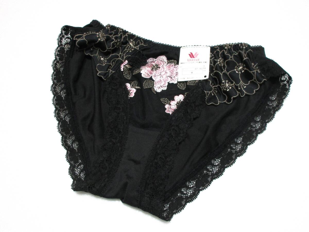 SALE ワコール ショーツ M 黒 ブラック 新品タグ付 718★拍卖