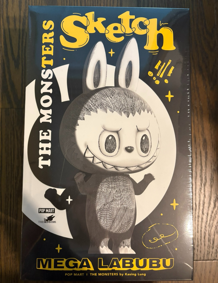 ラブブ MEGA LABUBU THE MONSTERS Sketch 400%拍卖
