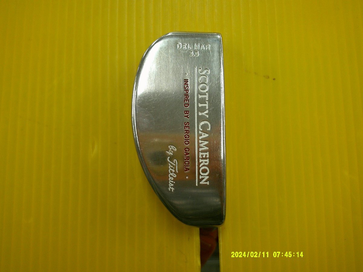 】 タイトリスト スコッティキャメロン デルマー 3.5 ガルシアモデル 506g 34.5インチ パター 20250918☆242144 #4拍卖