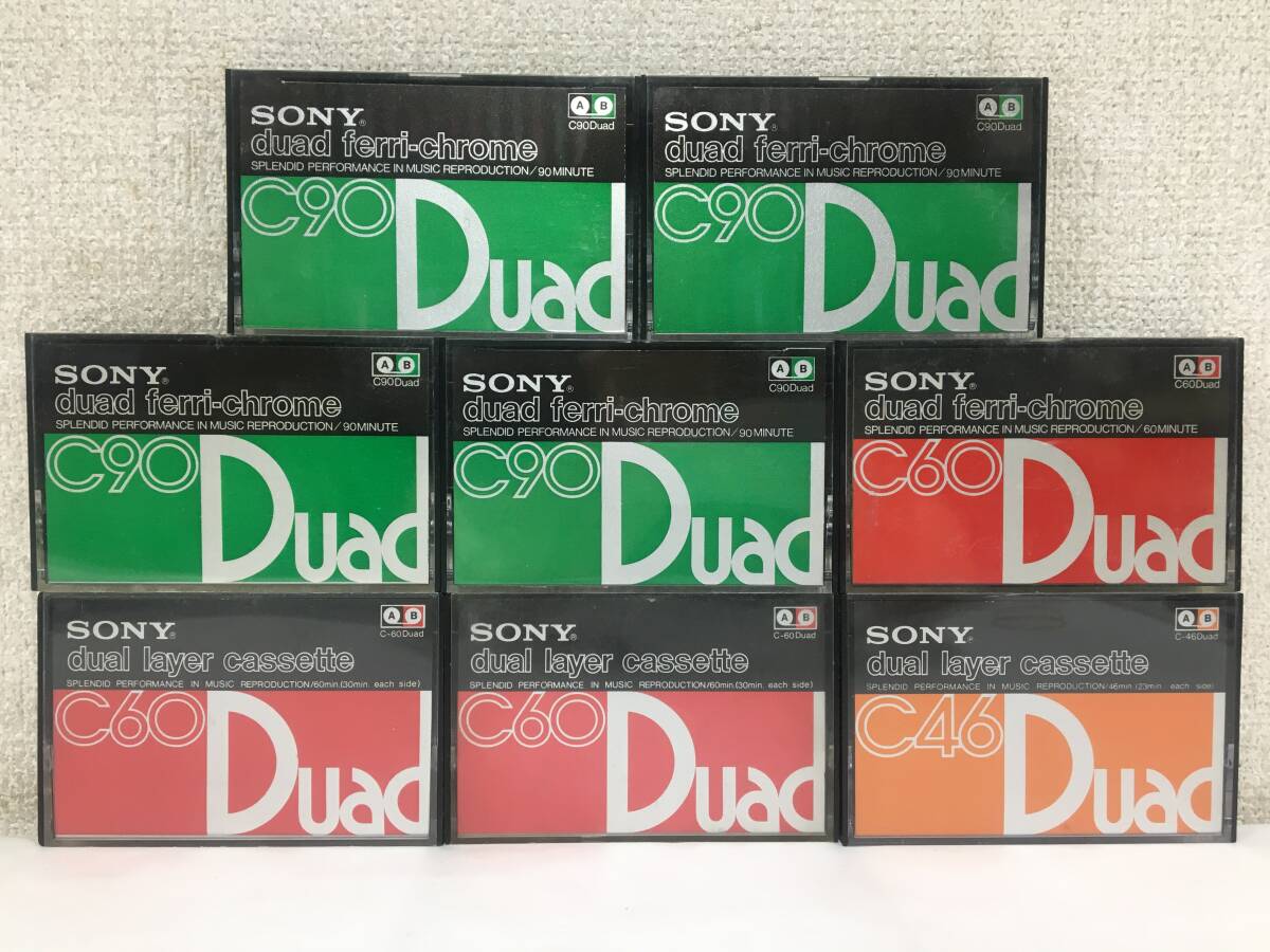 ●○チ567 SONY カセットテープ Fe-Cr POSITION dual layer Duad/C90 他 8本セット○●拍卖